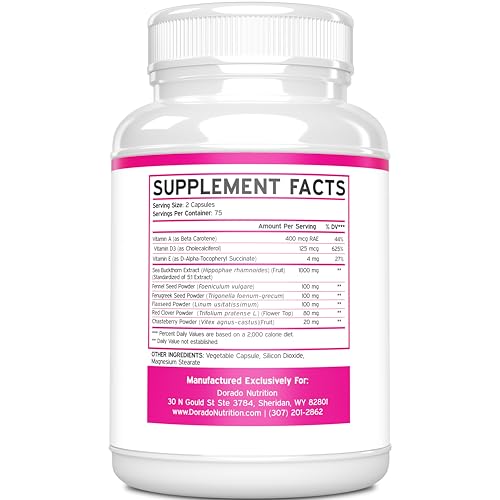 Vaginal Moisturizer & Vaginal Dryness Supplement (150 Capsules) Support Vaginal Wetness & Health DORADO NUTRITION buy supplements canada