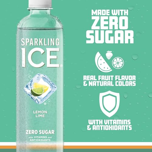 Sparkling Ice, Lemon Lime Sparkling Water, Zero Sugar Flavored Water, with Vitamins Sparkling ICE buy supplements canada