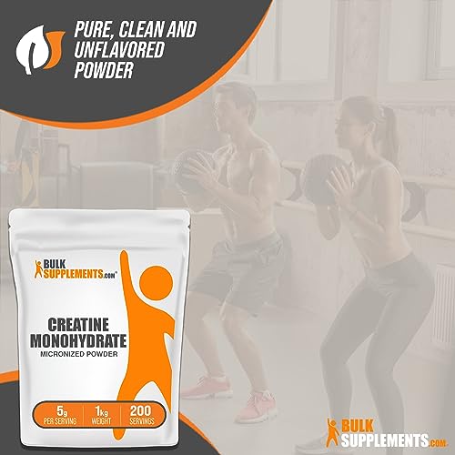 BulkSupplements Micronized Creatine Monohydrate Powder (1 kilogram) BULKSUPPLEMENTS.COM buy supplements canada