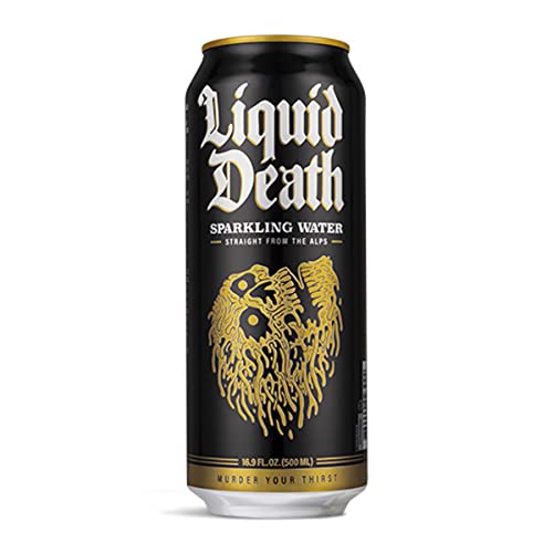 Liquid Death Sparkling Mountain Water, 16.9 oz Tallboys (18-Pack) Liquid Death buy supplements canada
