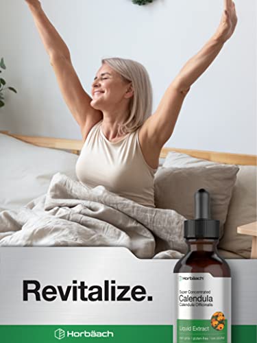 Calendula Extract Tincture | 2 fl oz | Vegetarian, Non-GMO, Gluten Free Liquid Supplement Horbäach buy supplements canada