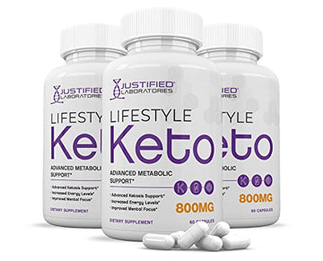 (3 Pack) Lifestyle Keto Pills 800MG Includes Patented goBHB Exogenous Ketones Advanced Justified Laboratories buy supplements canada