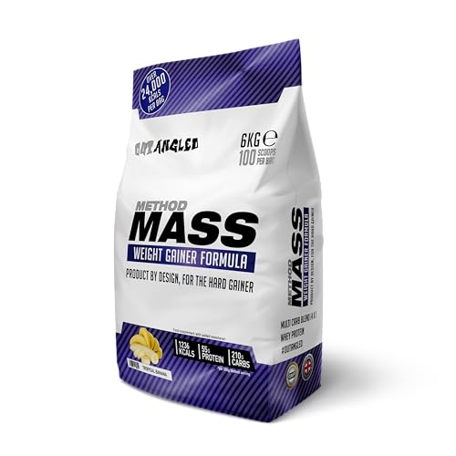 Out Angled Method Mass Gainer Powder, Tropical Banana, 6kg, 100 Scoops OUT ANGLED buy supplements canada