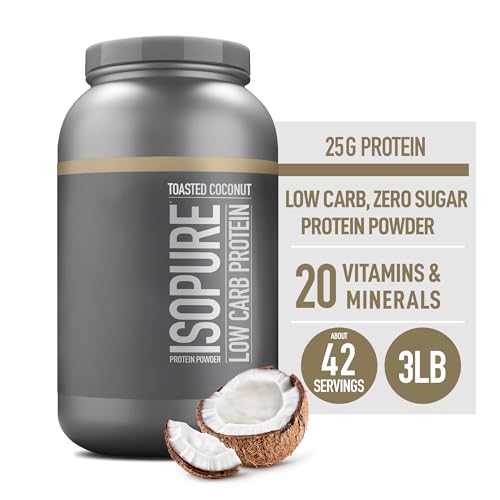 Isopure Protein Powder, Low Carb Whey Isolate with Vitamin C & Zinc for Immune Support Isopure buy supplements canada