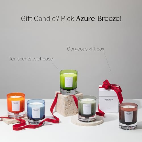 Pumpkin Scented Candles for Home - 12 oz, 70 Hours Burning - Natural Essential Oils & Soy Wax Azure Breeze buy supplements canada