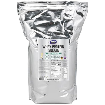 NOW Sports Nutrition, Whey Protein Isolate, 25 g With BCAAs, Creamy Vanilla Powder NOW buy supplements canada