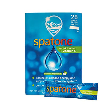 Spatone Natural Liquid Iron Supplement, Apple Flavour With Vitamin C (28 Sachets) Spatone buy supplements canada