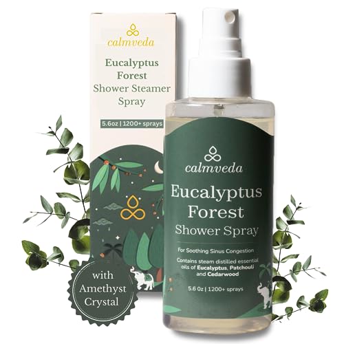 Eucalyptus Shower Spray Spa Feel - Escape to Serene Eucalyptus Forest (1200+ Sprays) Calmveda buy supplements canada