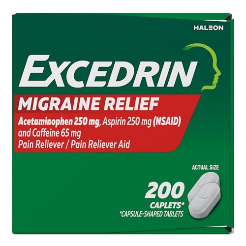 Excedrin Migraine Relief Caplets to Alleviate Migraine Symptoms - 200 Count Excedrin buy supplements canada