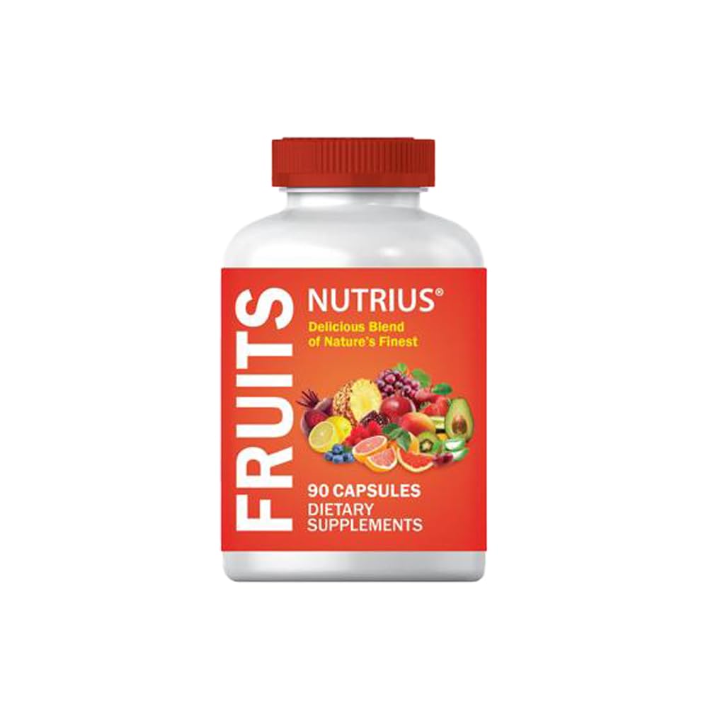 Nutrius Fruits Delicious Blend of Nature's Finest - 90 Capsules Dietary Supplements Nutrius buy supplements canada