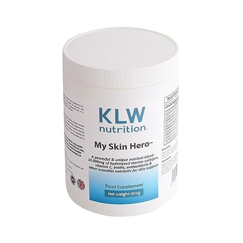 Marine Collagen Powder 10,000mg - with Vitamin C, Zinc, Biotin, Hyaluronic Acid - No fillers, sweeteners or additives KLW Nutrition buy supplements canada
