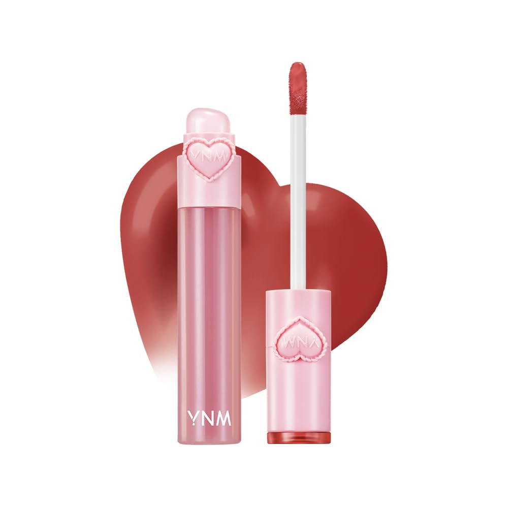 YNM Heart Jelling Tint, PEPPER JELLING, Silicone Lip Brush Included, K-Beauty, Non-Sticky, Moisturizing, Smudge-Proof, Korean Lip Tint, Long-Lasting, Vivid Color, 0.09 oz YNM buy supplements canada