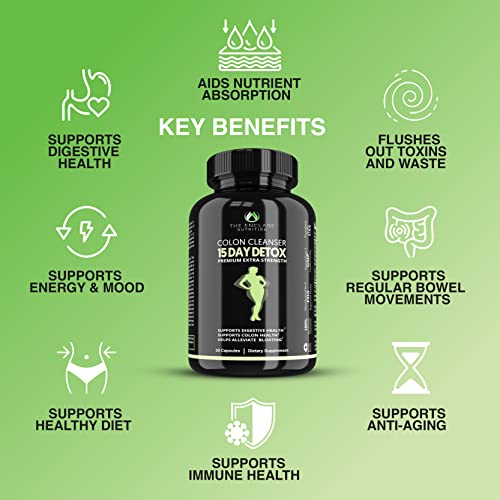 Colon Cleanser Detox. Premium 15 Day Fast-Acting Detox Cleanse Diet Pills, Probiotic THE ENCLARE NUTRITION buy supplements canada