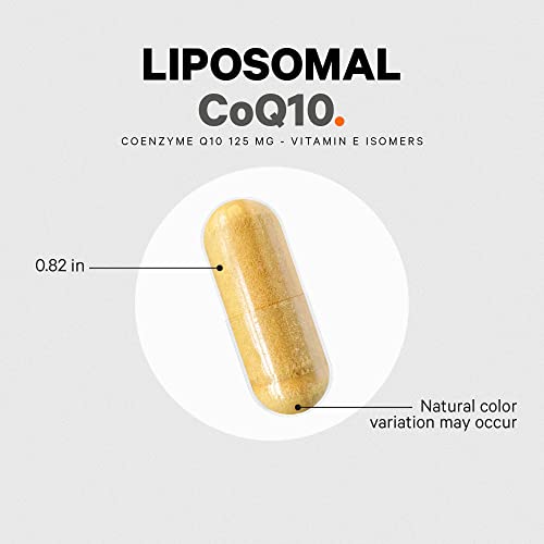 Codeage Liposomal CoQ10 Supplement - Vitamin E Isomers Tocopherols - 125mg Coenzy Codeage buy supplements canada