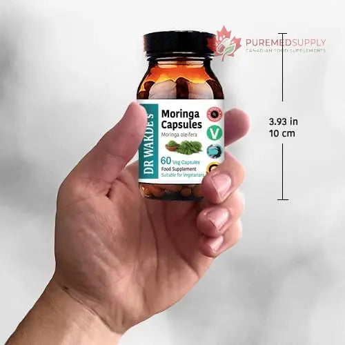 DR WAKDE'S Moringa Capsules (Moringa oleifera, 60 Veg Caps, Plant-Based Supplement, Ayurvedic Herb, All Natural, Vegan) DR WAKDE's buy supplements canada