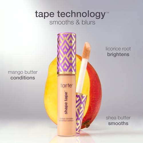 tarte Shape Tape Concealer – Full-Coverage Creaseless Soft Matte Finish, Brightening Under-Eye & Face Makeup, 16hr Longwear, Vegan & Cruelty-Free, Full Size, 16N fair-Light Neutral tarte buy supplements canada