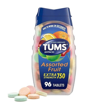 TUMS Antacid Chewable Tablets, Extra Strength for Heartburn Relief, Assorted Fruit TUMS buy supplements canada