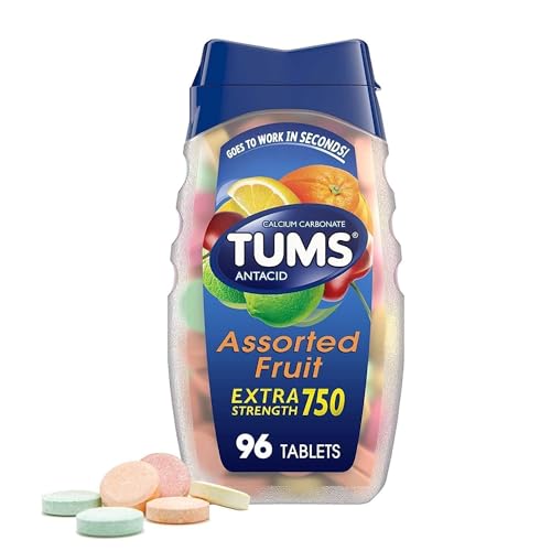 TUMS Antacid Chewable Tablets, Extra Strength for Heartburn Relief, Assorted Fruit TUMS buy supplements canada