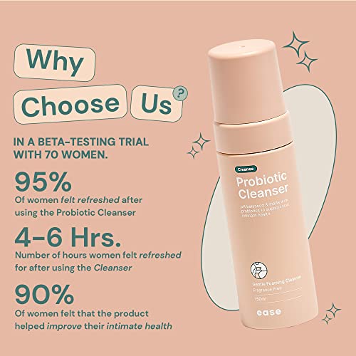 Ease - Probiotic Cleanser, Intimate Foaming Feminine Wash, Gentle Feminine Care Formula Ease buy supplements canada