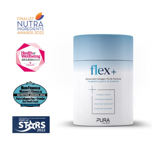 Pura Collagen Powdered Supplement Flex+, 10,000 mg Hydrolysed Peptides, Vitamin C & Manganese Pura Collagen buy supplements canada