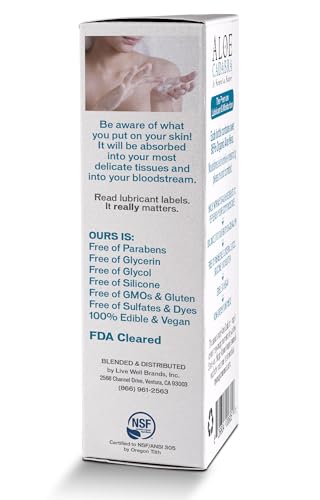 Aloe Cadabra Natural Water Based Personal Lube, Organic Lubricant for Her, Him & Couples, Unscented Aloe Cadabra buy supplements canada