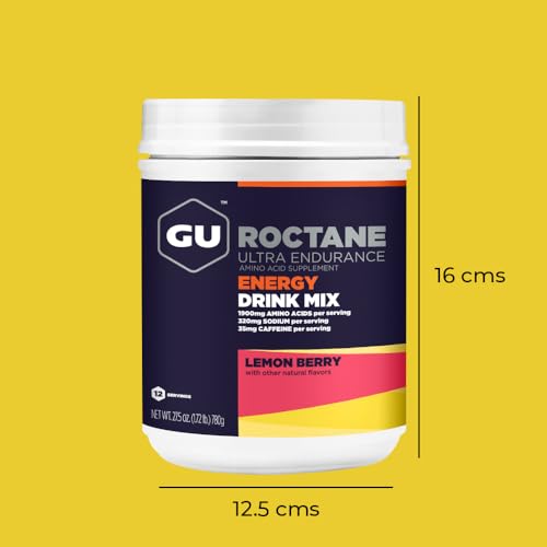 GU Energy Roctane Ultra Endurance Energy Drink Mix, Lemon Berry, 1.72 lb GU Energy buy supplements canada