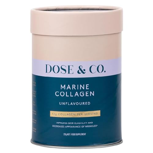 Dose & Co Marine Collagen Peptides with Vitamin C, Unflavoured - 221g Powder Supplement DOSE & CO buy supplements canada