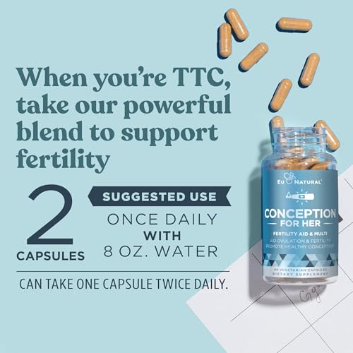 Conception Fertility Supplements for Women – Prenatal Vitamins – Promote Hormone Balance Eu Natural buy supplements canada