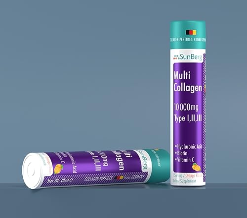 Sunberg Collagen Liquid Shots - 10000mg Collagen Supplement Type I,II,III Hyaluronic Acid Bodygenix buy supplements canada