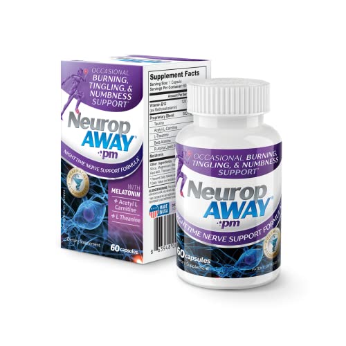 NeuropAWAY Nerve Support PM | 60 Capsules NeuropAWAY buy supplements canada
