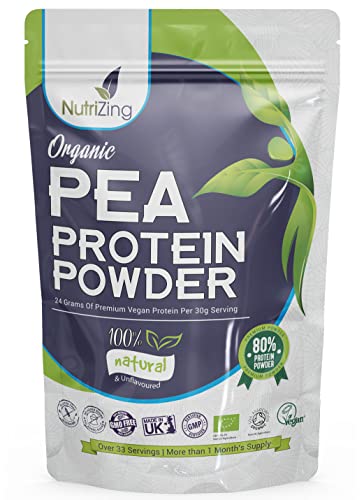 Award Winning Vegan Pea Protein Powder - Organic & Pure - Canadian Peas - No Soy, No Gluten NutriZing buy supplements canada