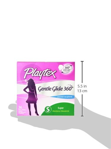 Playtex Simply Gentle Glide Unscented Tampons, Super Absorbency, 36 Count (Pack of 1) PLAYTEX buy supplements canada
