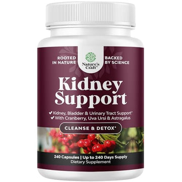 Kidney Support Cranberry Supplement for Women and Men - High Strength Kidney Natures Craft buy supplements canada