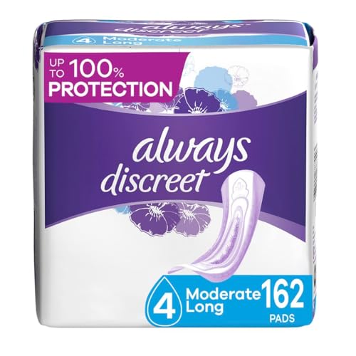 Always Discreet Adult Moderate Long Incontinence Pads, Up to 100% Leak Always Discreet buy supplements canada