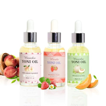 Yoni Oil for Women Set Of 3, 100% Natural Feminine Oil Intimate Deodorant for Women, Eliminates Odor Wovarkie buy supplements canada
