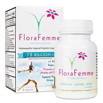 FLORAFEMME - pH Vaginal Probiotics Suppository - Supports pH Balance of Yeast & Bacteria FLORAFEMME buy supplements canada