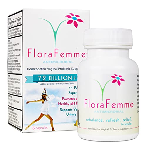 FLORAFEMME - pH Vaginal Probiotics Suppository - Supports pH Balance of Yeast & Bacteria FLORAFEMME buy supplements canada