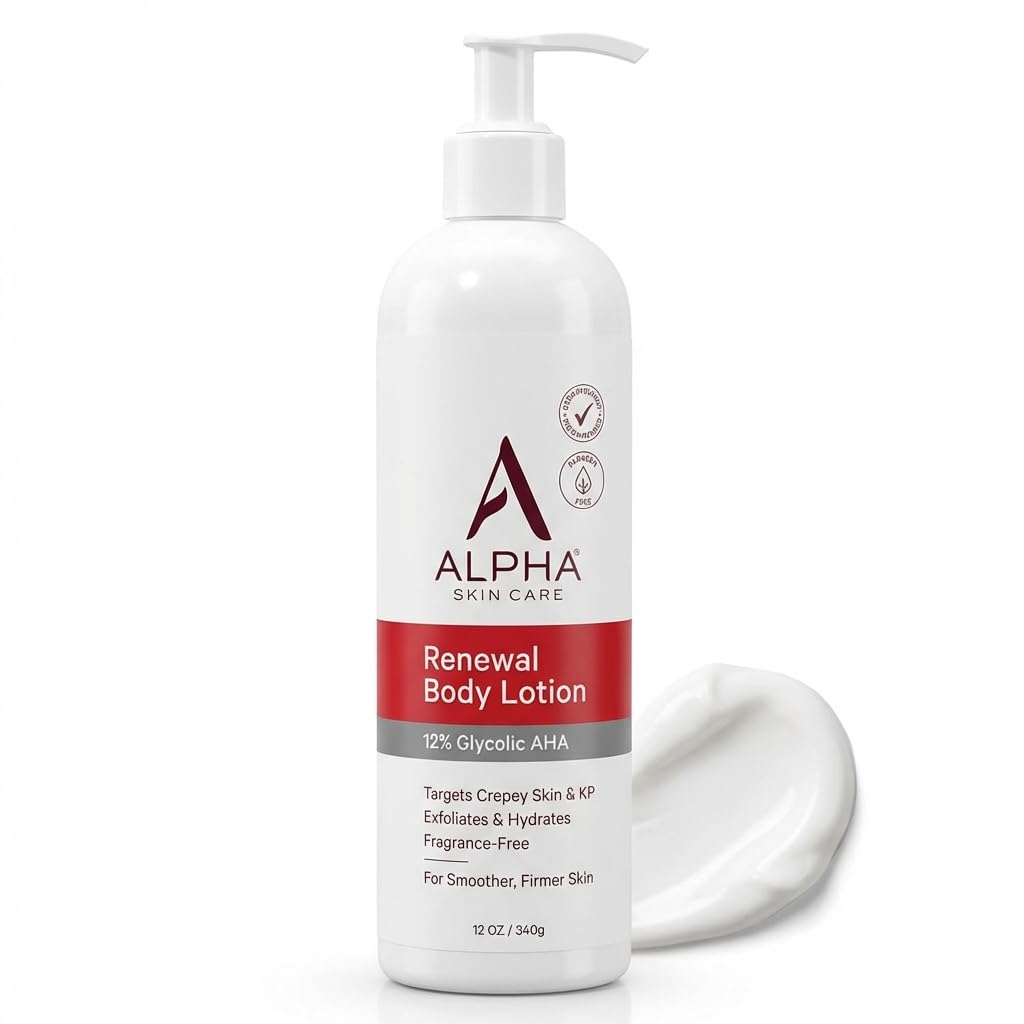 Alpha Skin Care Revitalizing Body Lotion, 12% Glycolic AHA, Simple & Effective Daily Moisturizer with Alpha Hydroxy Acid Alpha buy supplements canada