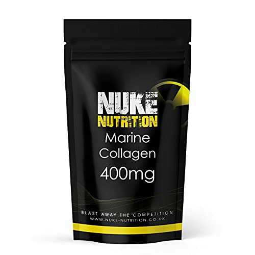 Nuke Nutrition Marine Collagen Capsules - 400mg - 120 Capsules - High Strength Collagen Nuke Nutrition buy supplements canada