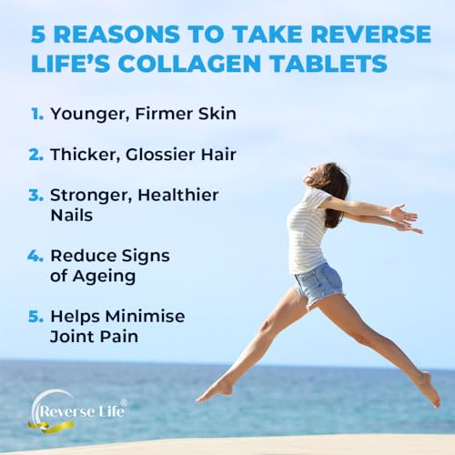 Reverse Life Powerful Marine Collagen Tablets 1800mg with Vitamin C & Vitamin D3 + Magnesium Reverse Life buy supplements canada