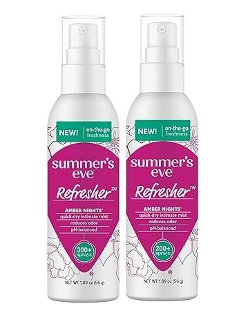 Summer's Eve Refresher Mist, Feminine Spray Reduces Odor, Amber Nights, Body Spray for Women Summer's Eve buy supplements canada