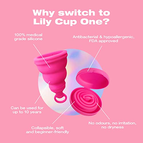 Intimina Lily Cup One - Collapsible Disposable Menstrual Cups for Beginners, Small Menstrual Cup INTIMINA buy supplements canada