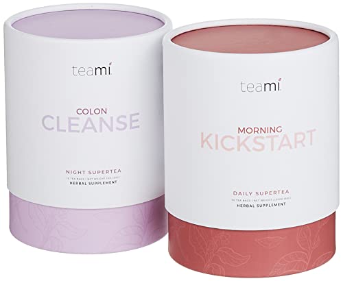 Teami 30-Day Teatox Kit - All Natural Colon Cleanse and Detox Tea - Morning Kickstart Teami buy supplements canada