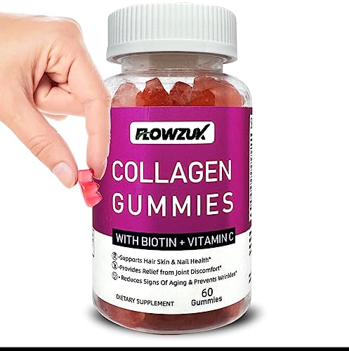 Collagen Gummies High Strength with Biotin Vitamin C & E | Flowzuk | Anti Aging, Hair Growth FLOWZUK buy supplements canada