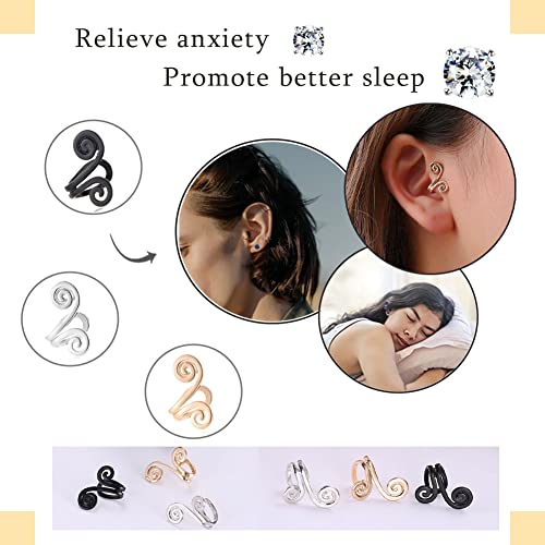 Ronglry Acupressure Slimming Earrings Therapy Weight Loss Earrings for Women Men Ronglry buy supplements canada