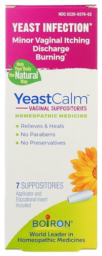 Boiron YeastCalm Homeopathic Suppositories for Yeast Infections, Burning, Discharge Boiron buy supplements canada