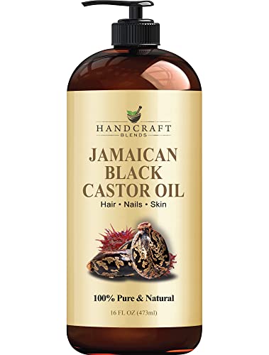 Handcraft Blends Jamaican Black Castor Oil for Hair Growth, Eyelashes and Eyebrows Handcraft Blends buy supplements canada