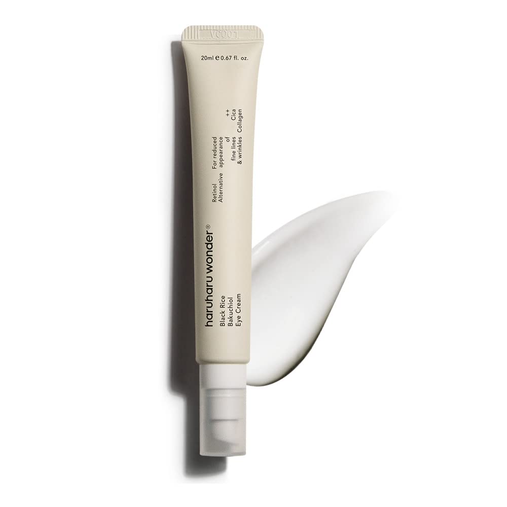 Haruharu Wonder Black Rice Bakuchiol Eye Cream 0.67 fl.oz / 20ml | Anti-Aging, Wrinkle Care, Natural Retinol Alternative HARUHARU buy supplements canada