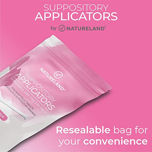Natureland [20/40 Pack Vaginal Suppository Applicators for Women,Soft Tip Auxiliary Tool for Pills Natureland buy supplements canada