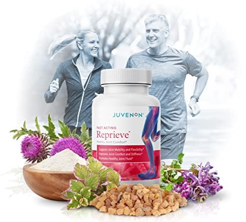 Juvenon Reprieve Capsules (60 Capsules) - Fast-Acting, Joint Comfort Supplement and Effective Joint Support Solution, Research Verified Juvenon buy supplements canada